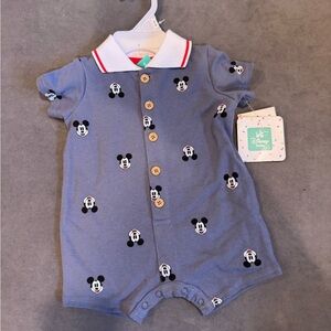 Disney Blue Mickey Mouse Bodysuit
